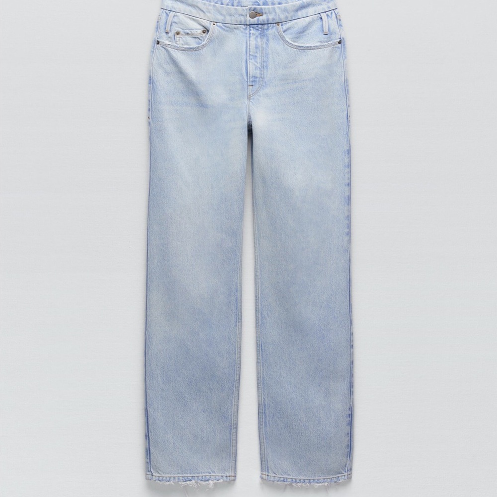 ZARA Good American '90s Relaxed Jeans BNWT - Picture 5 of 5